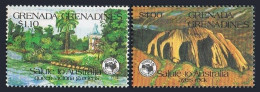Grenada Gren 616-617,MNH.Mi 626-627.AUSIPEX-84.Queen Victoria Gardens,Ayers Rock - Grenade (1974-...)