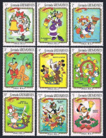 Grenada Gren 560-568,MNH.Michel 570-578. Christmas 1983.Walt Disney:Jingle Bells - Grenade (1974-...)