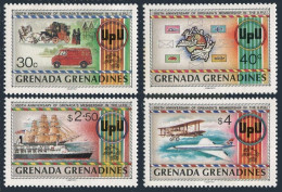 Grenada Gren 470-473,MNH.Mi 480-483. UPU,1981.Stagecoach,Ship,Biplane,Concorde. - Grenade (1974-...)