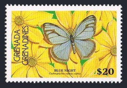 Grenada Gren 681,MNH.Michel 776A Perf 14. Butterflies 1986.Blue Night. - Grenade (1974-...)