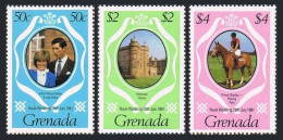 Grenada 1051-1053,MNH.Michel 1197A-1099. Royal Wedding,1981.Charles,Diana. - Grenade (1974-...)