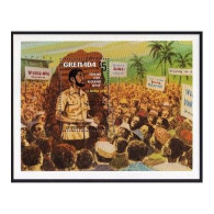 Grenada 994,MNH.Michel 1035 Bl.90. People's Revolution,1980.Maurice Bishop. - Grenade (1974-...)