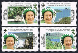 Grenada Gren 1368-1371,1372-1373. Queen Elizabeth II Accession To The Throne,40. - Grenade (1974-...)