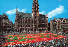 BELGIQUE - Bruxelles - Grand Place - Tapis De Fleurs - Animé - Colorisé - Carte Postale - Andere & Zonder Classificatie