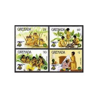 Grenada 1261-1264,MNH.Michel 1353-1356. Girl Guides,75th Ann.1985.Nature Hike, - Grenada (1974-...)