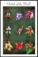 Grenada Gren 2028-2031 Sheets,MNH.Michel 2706-2723. Orchids 1998. - Grenade (1974-...)