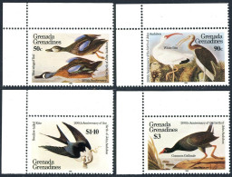 Grenada Gren 637-640,641,MNH.Mi 647-650,Bl.90. Audubon Birds,1985.Teal,Ibis,Kite - Grenada (1974-...)