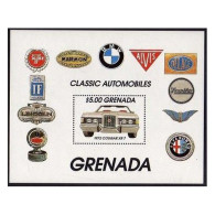 Grenada 1169,MNH.Michel 1226 Bl.115. Classic Automobiles,1983.Cougar XR-7,1972. - Grenada (1974-...)