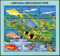 Grenada Gren 1690 Al Sheet,MNH.Michel 1934-1945 ZD Bogen. Marine Life 1994:Fish. - Grenada (1974-...)