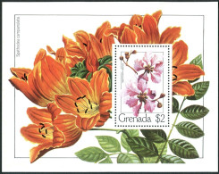 Grenada 914, MNH. Michel 960 Bl.81. Native Flowers, 1979. Rosebay. - Grenade (1974-...)