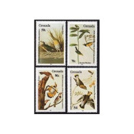 Grenada 1251-1254,MNH.Michel 1343-1346. Audubon's Birds 1985.Clapper Rail,Pigeon - Grenade (1974-...)