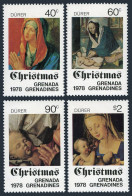 Grenada Gren 308-311,312,MNH.Michel 315-318,319 Bl.40. Christmas 1978.Durer. - Grenade (1974-...)