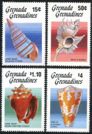 Grenada Grenadines 767-770, MNH. Michel 777-780. Cowrie Shells 1986. - Grenada (1974-...)