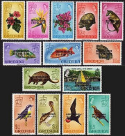 Grenada 528-541, MNH. Mi 555-568. INDEPENDENCE 02.07.1974. Animals, Birds, Yacht - Grenada (1974-...)