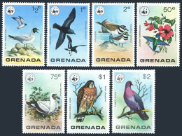 Grenada 849-856, MNH. Mi 881-887, Bl.70. WWF 1978. Gull, Petrel, Killdeer, Ibis, - Grenada (1974-...)