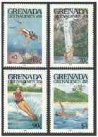 Grenada Gren 689-692, MNH. Michel 698-701. Water Sport 1985. Scuba Diving, Diver, - Grenada (1974-...)