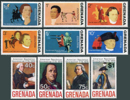Grenada 628-633, C29-C32, MNH. Michel 657-668. USA-200, 1976. Leaders. - Grenade (1974-...)