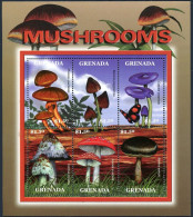 Grenada 2918 Af Sheet, MNH. Mushrooms, 2000. - Grenada (1974-...)