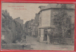 Carte Postale 27. Pont-Audemer  Rue Du Petit Moulin  Très Beau Plan - Pont Audemer