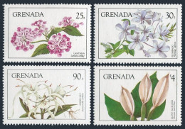 Grenada 1206-1209, MNH. Michel 1294-1297. Local Flowers, 1984. - Grenada (1974-...)