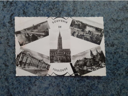 CSM - 450 - TOULOUSE  - LE PONT NEUF - BASILIQUE SAINT -SERNIN - VUE SUR LA GARONNE - LE CAPITOLE - RUE D 'ALSACE - Toulouse