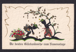 Die Besten Gluckwunsche Zum Namenstage / Postcard Not Circulated, 2 Scans - Silueta