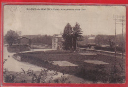 Carte Postale 27. Saint-Léger-du-Gennetey  La Gare  Très Beau Plan - Sonstige & Ohne Zuordnung