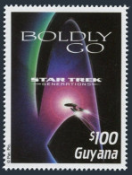 Guyana 2903,MNH. Motion Picture,Star Trek Generations,1994.Boldly Go. - Guyana (1966-...)