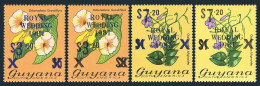 Guyana 331-335,334a-335a,MNH. Mi 616-617,677-679. Flowers,Charles Diana Wedding. - Guiana (1966-...)
