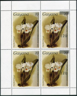 Guyana 1198/1687 Sheet,MNH. Mi 2255/2225 Klb. Cattleya Schroederae Alba Orchid. - Guyana (1966-...)