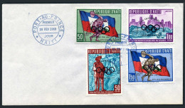 Haiti 451,C148-C150 FDC.Michel 595-598. Olympics Squaw Valley-1960.Overprinted. - Haiti