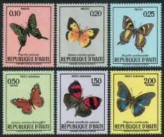 Haiti 625-627,C348-C350,MNH.Michel 1092-1097. Butterflies 1969. - Haiti