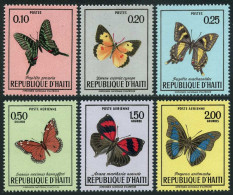 Haiti 625-627,C348-C350,MNH.Michel 1092-1097. Butterflies 1969. - Haïti