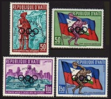 Haiti 451,C148-C150,MNH.Michel 595-598. Olympics Squaw Valley-1960. - Haiti