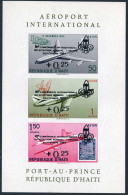 Haiti CB32-CB34,CB34a Sheet,MNH.Michel 678-680,Bl.22. Scouting.Airplanes.1961. - Haiti