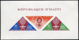 Haiti C190ab Sheet Witout Inscription,MNH.Mil Bl.23a. WHO Against Malaria,1962. - Haïti