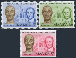 Jamaica 244-246, MNH. Mi 246-248. Morant Bay Rebellion, 1965. - Jamaique (1962-...)