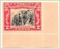 # 651 - 1929 2c George Rogers Clark Mounted Mint - Unused Stamps