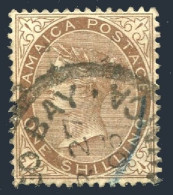 Jamaica 28 Wmk 2, Used. Michel 28. Queen Victoria, 1897. - Jamaique (1962-...)