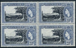 Jamaica 156 Blocks/4, MNH. Colony-30, 1955. Old Montego Bay. - Jamaique (1962-...)