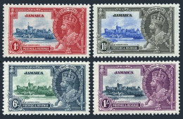 Jamaica 109-112,MNH. Mi 111-114. King George V Silver Jubilee Of The Reign,1935. - Jamaica (1962-...)