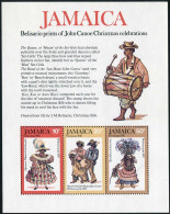 Jamaica 418a Sheet, MNH. Michel Bl.10. Christmas 1976. Dance, Costumes. - Jamaique (1962-...)