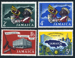 Jamaica 181-184, MNH. Independent State, 1962. Zouave Bugler, Map; Gordon House, - Jamaica (1962-...)