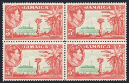 Jamaica 152 Block/4, MNH. Michel 127. George VI, 1952. Bananas, Ship. - Jamaica (1962-...)