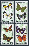 Jamaica  423-426, 426a Sheet, MNH. Mi 423-426, Bl.11. Butterflies, 1977. Eurema - Jamaica (1962-...)