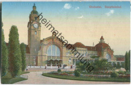 Wiesbaden - Hauptbahnhof - Verlag Heinrich Nord Wiesbaden - Wiesbaden