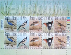 South Africa - 2010 SA Grassland Birds Of South Africa - MNH - Ungebraucht