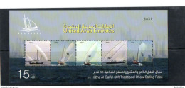 UAE - 2012 - The 22nd Al Gaffal Dhow Sailing Race - Miniature Sheet - MNH. ( OL 11/12/2022) - Emirati Arabi Uniti