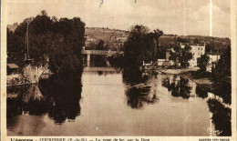 CPA  (63)        COURPIERE   Le Pont De Fer Sur La Dore - Courpiere