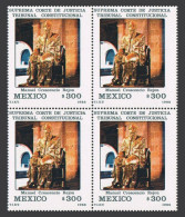 Mexico 1532 Block/4,MNH.Michel 2059. Statue Of Manuel Rejon,1988.  - Mexico
